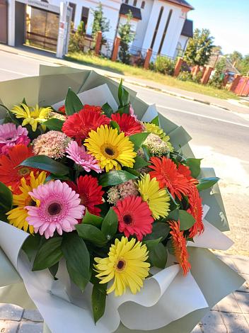 Букет цветов из: Герберы в Александровское